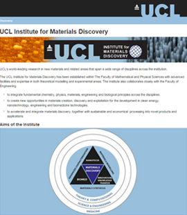 UCL Materials Discovery Choy